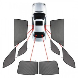 CarShades - ΚΟΥΡΤΙΝΑΚΙΑ  CAR SHADES ΓΙΑ BMW X7 (G07) 5D 2018+ - 8ΤΕΜ. (PVC.BMW-X7-5-A)