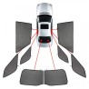 CarShades - ΚΟΥΡΤΙΝΑΚΙΑ  CAR SHADES ΓΙΑ BMW X7 (G07) 5D 2018+ - 8ΤΕΜ. (PVC.BMW-X7-5-A)