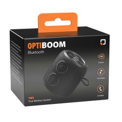Φορητό, Ασύρματο, Αδιάβροχο Ηχείο Opti Boom της σειράς Optiline 5W 3-10H Max με Bluetooth, True Wireless τεχνολογία και AUX υποδ