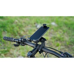 Διπλή Βάση Στήριξης Κινητού και Action Camera Out Front της σειράς Titan Optiline για Τιμόνι Μηχανής ή Ποδηλάτου με διάμετρο από