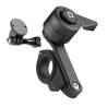 Διπλή Βάση Στήριξης Κινητού και Action Camera Combo 2.0 της σειράς Titan Optiline για Τιμόνι Μηχανής ή Ποδηλάτου με διάμετρο από