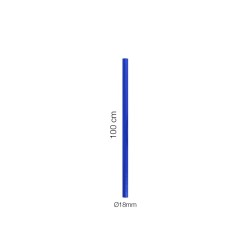ΣΩΛΗΝΑΣ ΣΙΛΙΚΟΝΗΣ ΜΠΛΕ Φ18 ΜΗΚΟΣ 100cm SIMONI RACING  - 1 τεμ.