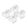 ΑΚΡΑ ΓΙΑ ΜΠΑΡΕΣ NORDRIVE ΓΙΑ ABARTH / FIAT 500E 3D 05/2023+ - 4 τεμ.