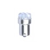 R10W 12V BA15s LED 9xFlux 5mm ΜΟΝΟΠΟΛΙΚΟ ΛΕΥΚΟ M-TECH - 1 τεμ.