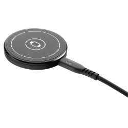 Μαγνητικός, Ασύρματος Φορτιστής Mag Wireless Charging Pad 3 in 1 της σειράς Optiline για Qi Ασύρματη φόρτιση συσκευών με θύρα US