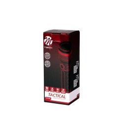 ΦΑΚΟΣ ΧΕΙΡΟΣ 1x10W 490lm IP65 140mm Φ40mm 5000mAh Li-ion TACTICAL LASER FLASHLIGHT M-TECH - 1 Τεμ.