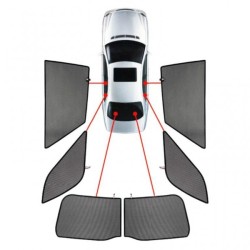 CarShades - ΚΟΥΡΤΙΝΑΚΙΑ  CAR SHADES ΓΙΑ LAND ROVER RANGE ROVER SPORT 5D 2023+ - 6 ΤΕΜ. (PVC.LRO-RRS-5-C)