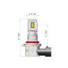 ΛΑΜΠΑ LED HΒ4 12V 40W IP65 5.700K 5.200lm OSRAM LED SET PRO NEXT GENERATION M-TECH - 2 ΤΕΜ.