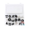 KIT ΜΕ ΑΝΤΑΠΤΟΡΕΣ ΓΙΑ ΛΑΜΠΕΣ LED 36 ΤΕΜΑΧΙΩΝ ΣΕ ΒΑΛΙΤΣΑΚΙ ΠΛΑΣΤΙΚΟ M-TECH