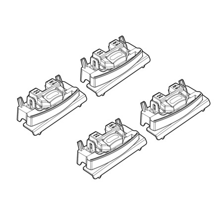 ΠΟΔΙΑ ΓΙΑ ΜΠΑΡΕΣ NORDRIVE ΓΙΑ TOYOTA COROLLA CROSS 5D 09/2022+ - 4 τεμ.