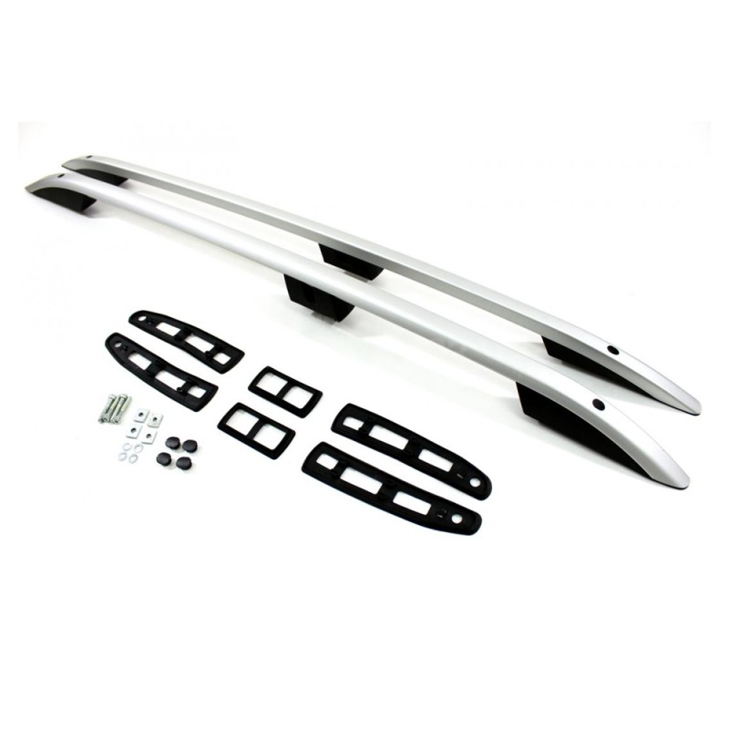 Omtec - Παράλληλες Μπάρες Οροφής Sport για VW Amarok (PH 2H) 20102022 από Αλουμίνιο σε Ασημί Χρώμα - 2 τεμ. (7535931/OM)