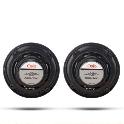 ΗΧΕΙΑ 2 ΔΡΟΜΩΝ 4inc 100mm ΣΤΡΟΓΓΥΛΑ 100W 86dB OSIO - 2 ΤΕΜ.