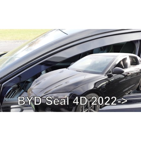 ΑΝΕΜΟΘΡΑΥΣΤΕΣ ΓΙΑ BYD SEAL 4D 2024+ ΖΕΥΓΑΡΙ ΑΠΟ ΕΥΚΑΜΠΤΟ ΦΙΜΕ ΠΛΑΣΤΙΚΟ HEKO - 2 ΤΕΜ.