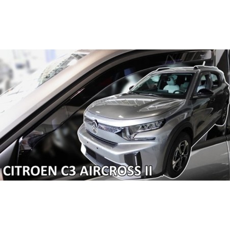 ΑΝΕΜΟΘΡΑΥΣΤΕΣ ΓΙΑ CITROEN C3 IV 5D 2024+ / E-C3 IV 5D 2024+ ΖΕΥΓΑΡΙ ΑΠΟ ΕΥΚΑΜΠΤΟ ΦΙΜΕ ΠΛΑΣΤΙΚΟ HEKO - 2 ΤΕΜ.