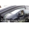 ΑΝΕΜΟΘΡΑΥΣΤΕΣ ΓΙΑ HYUNDAI STARIA 5D 2021+ ΖΕΥΓΑΡΙ ΑΠΟ ΕΥΚΑΜΠΤΟ ΦΙΜΕ ΠΛΑΣΤΙΚΟ HEKO - 2 ΤΕΜ