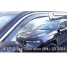 ΑΝΕΜΟΘΡΑΥΣΤΕΣ ΓΙΑ JEEP GRAND CHEROKEE WL 5D 2021+ ΣΕΤ ΑΥΤΟΚΙΝΗΤΟΥ ΑΠΟ ΕΥΚΑΜΠΤΟ ΦΙΜΕ ΠΛΑΣΤΙΚΟ HEKO - 4 ΤΕΜ.