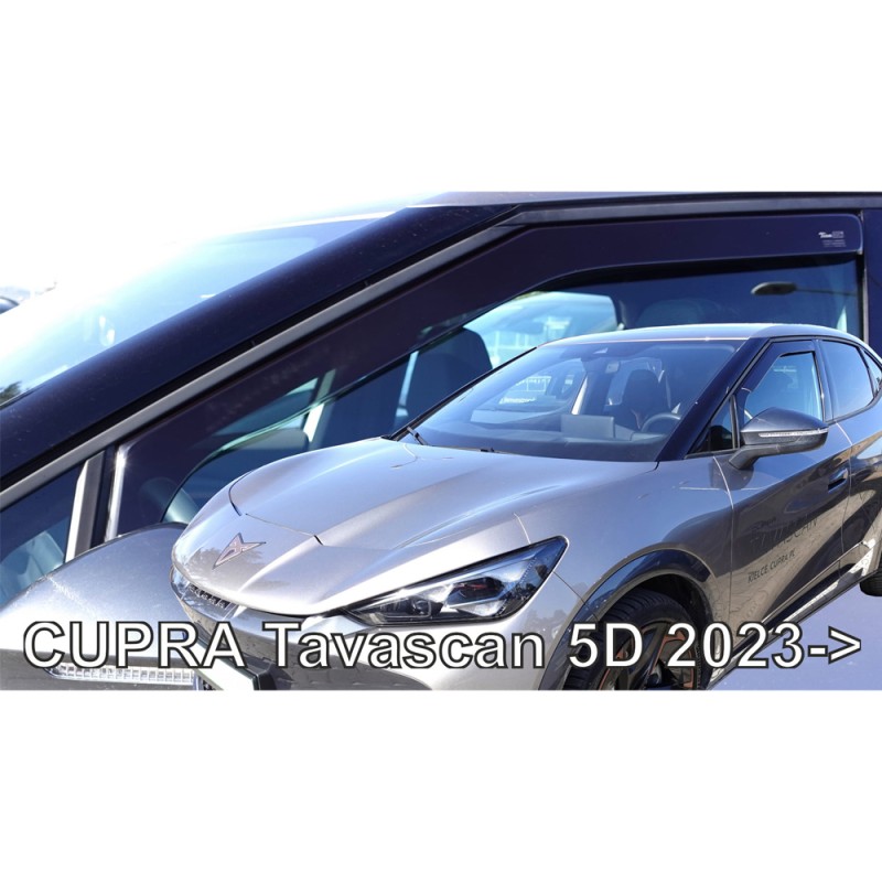 ΑΝΕΜΟΘΡΑΥΣΤΕΣ ΓΙΑ CUPRA TAVASCAN 5D 2023+ ΣΕΤ ΑΥΤΟΚΙΝΗΤΟΥ ΑΠΟ ΕΥΚΑΜΠΤΟ ΦΙΜΕ ΠΛΑΣΤΙΚΟ HEKO - 4 ΤΕΜ.
