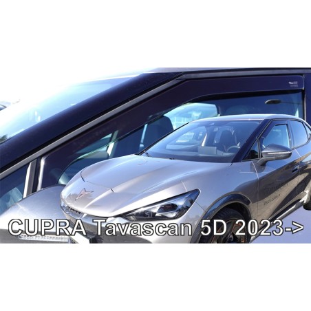 ΑΝΕΜΟΘΡΑΥΣΤΕΣ ΓΙΑ CUPRA TAVASCAN 5D 2023+ ΣΕΤ ΑΥΤΟΚΙΝΗΤΟΥ ΑΠΟ ΕΥΚΑΜΠΤΟ ΦΙΜΕ ΠΛΑΣΤΙΚΟ HEKO - 4 ΤΕΜ.