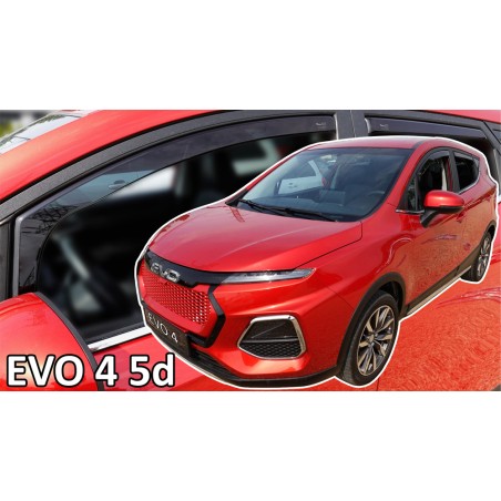 ΑΝΕΜΟΘΡΑΥΣΤΕΣ ΓΙΑ EVO 4 5D 2020+ ΖΕΥΓΑΡΙ ΑΠΟ ΕΥΚΑΜΠΤΟ ΦΙΜΕ ΠΛΑΣΤΙΚΟ HEKO - 2 ΤΕΜ.