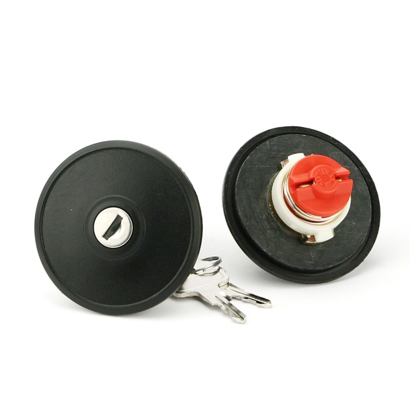 ΤΑΠΑ ΒΕΝΖΙΝΗΣ ΜΕ ΚΛΕΙΔΙ ΓΙΑ PIAGGIO PORTER 1995-2007 / VW POLO 1994 / AUDI 100 1973-1980 ΣΕ ΜΑΥΡΟ ΧΡΩΜΑ FARMA - 1 τεμ.