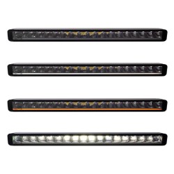 ΠΡΟΒΟΛΕΑΣ DRIVING LIGHT BLACK SERIES 18x5W LED 12-48V 90W 5.700K 7.560lm 2 ΧΡΗΣΕΩΝ 534x54x58mm mTECH - 1 τεμ.