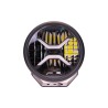 ΠΡΟΒΟΛΕΑΣ ΣΤΡΟΓΓΥΛΟΣ DRIVING LIGHT BLACK SERIES LED 12-48V 80W 5.700K 11.000lm 220mm mTECH -  1 ΤΕΜ.