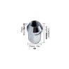 Simoni Racing - ΠΑΞΙΜΑΔΙ ΚΩΝΙΚΟ 12x1,5 (34mm) (19) 10ΤΕΜ.