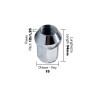 Simoni Racing - ΠΑΞΙΜΑΔΙ ΚΩΝΙΚΟ 12x1,25 (34mm) (19) 10ΤΕΜ.