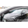 ΑΝΕΜΟΘΡΑΥΣΤΕΣ ΓΙΑ BYD 7 5D 2023+ ΖΕΥΓΑΡΙ ΑΠΟ ΕΥΚΑΜΠΤΟ ΦΙΜΕ ΠΛΑΣΤΙΚΟ HEKO - 2 ΤΕΜ.