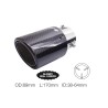 ΑΚΡΟ (ΜΠΟΥΚΑ) ΕΞΑΤΜΙΣΗΣ REAL CARBON Φ3864mm-ΜΗΚΟΣ 170mm - ΔΙΑΜΕΤΡΟΣ ΕΞΩΤΕΡΙΚΗ 89mm-SIMONI RACING - 1 TEM