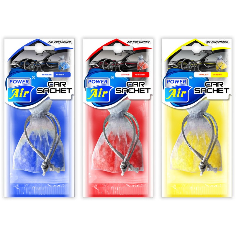 Αρωματικό Αυτοκινήτου Κρεμαστό Car Sachet 13 g Power Air - CITRUS GARDEN