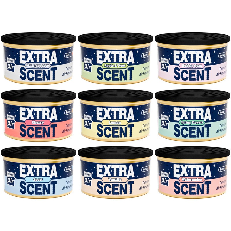 Αρωματικό Αυτοκινήτου Κονσέρβα Extra Scent 40g Power Air - ANTITOBACCO