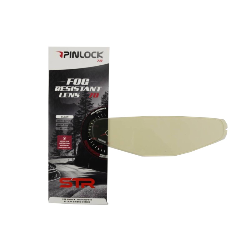Ζελατίνα STR PINLOCK/DKS177 CLEAR Αντιθαμβωτική για STR R1 GEAR / R1 ECO