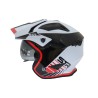 STR Κράνος Ανοιχτό S1-BLOX  Γραφικά με Γείσο