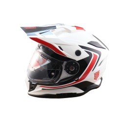 STR Κράνος ENDURO TOURER Γραφικά με Γείσο