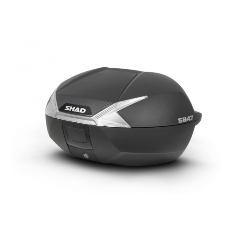 Βαλιτσάκι SHAD SH47/D0B47106  Μαύρο με Λευκό Κρύσταλλο και Βάση