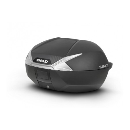 Βαλιτσάκι SHAD SH47/D0B47106  Μαύρο με Λευκό Κρύσταλλο και Βάση