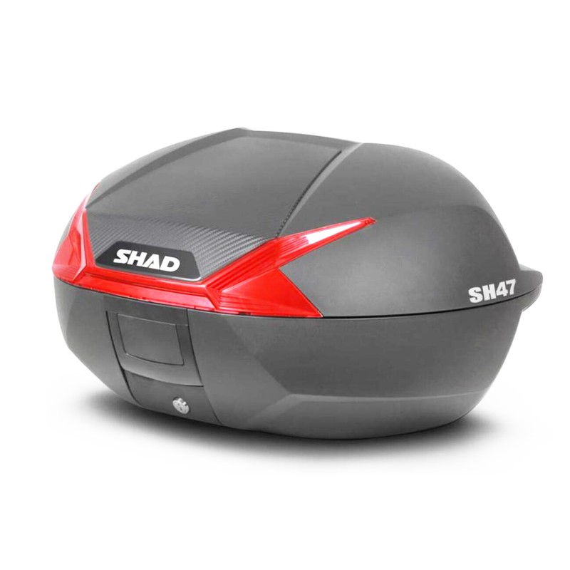Βαλιτσάκι SHAD SH47/D0B47206  Μαύρο με Κόκκινο Κρύσταλλο και Βάση