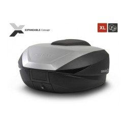 Βαλιτσάκι SHAD SH59X/D0B59100 Ασημί/EXPANDABLE Με Βάση