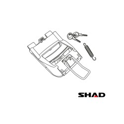 Ανταλλακτικά SHAD/D1BNMAR SH42 Κλειδαριά Βαλίτσας