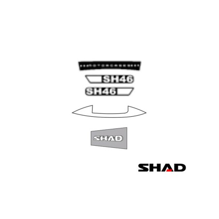 Ανταλλακτικά SHAD/D1B461ETR SH46 Αυτοκόλλητα Κομπλέ Σέτ