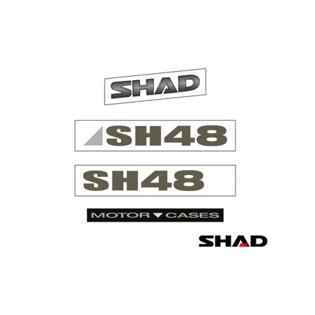 Ανταλλακτικό SHAD/D1B482ETR Αυτοκόλλητο TITANIUM Νεο SH 48