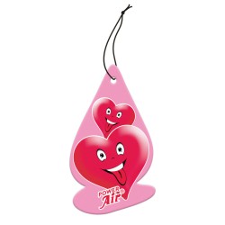 Αρωματικό Αυτοκινήτου Κρεμαστό Smiling Heart (Bubble Gum) Power Air - TONGUE