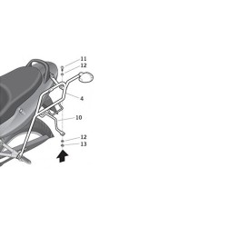 Αξεσουάρ SHAD S0BN61SF SIDE MASTER SUZUKI BANDIT 650 07-'11