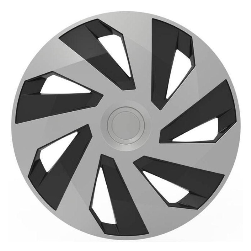 Τάσια Versaco Vector Ασημί / Μαύρο- 14'' - 4τμχ.