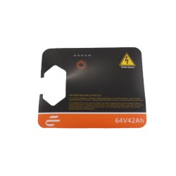 Αυτοκόλλητο Μπαταριών  64V42W E2MAX CBS 4000WATT,E5  ABS 8000WATT
