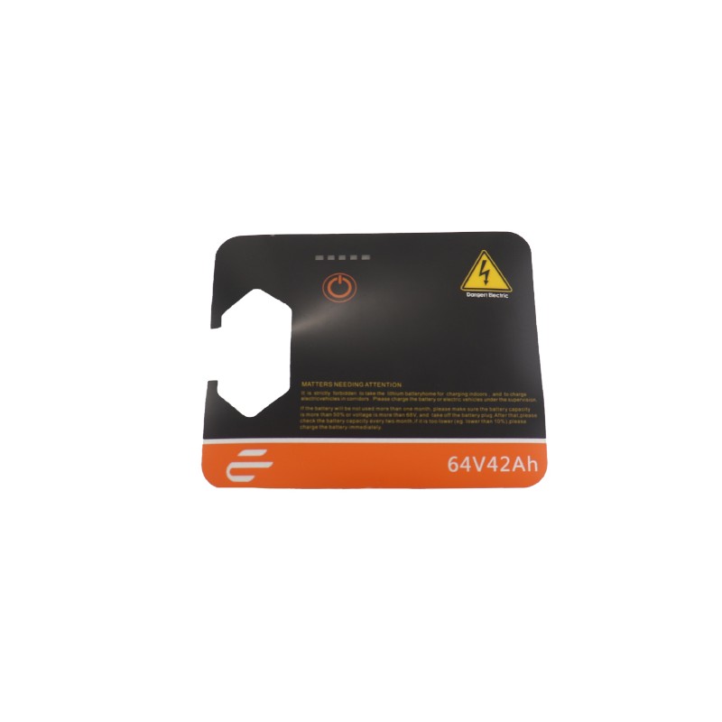 Αυτοκόλλητο Μπαταριών  64V42W E2MAX CBS 4000WATT,E5  ABS 8000WATT