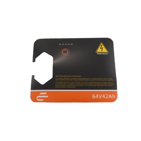 Αυτοκόλλητο Μπαταριών  64V42W E2MAX CBS 4000WATT,E5  ABS 8000WATT