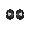 Προστατευτικά Επιγονατίδας/Ξύστρες DAINESE PISTA KNEE SLIDER HIGH DURABILITY Μαύρο/Λευκό