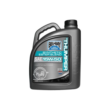 Λιπαντικό BEL-RAY 99530 4T THUMPER 15W-50 X4L 100% Συνθ.API SN/JASO MA2